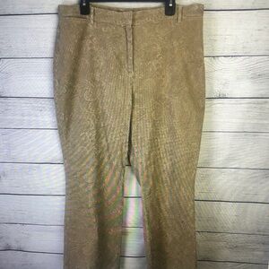 Men's Tan Paisley Pants